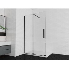 Душевая перегородка ODA S2302 120х195 см прозрачное стекло профиль черный